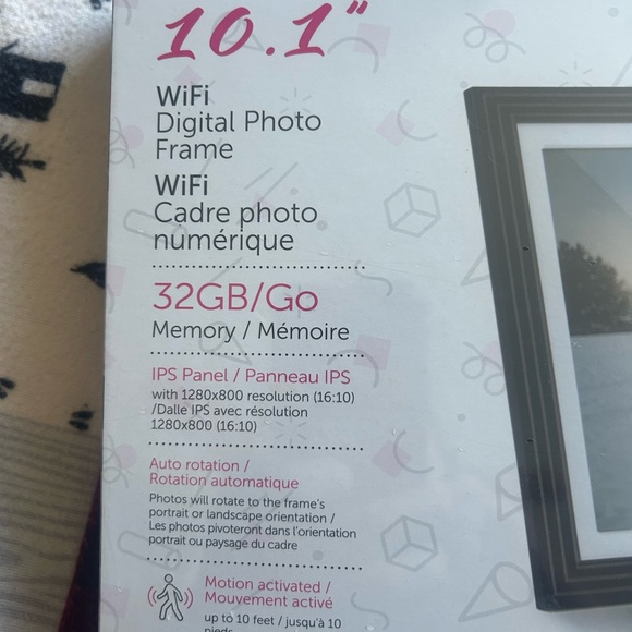Aluratek 10.1” WiFi Digital Photo Frame. Brand new in box. - Picture 4 of 7